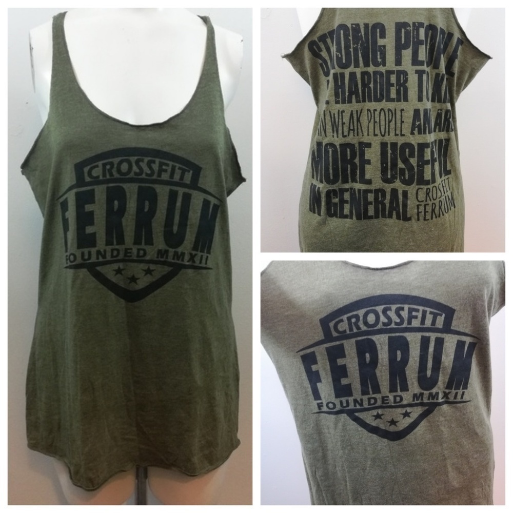Next Level Apparel Tank Top Crossfit Ferrum XL